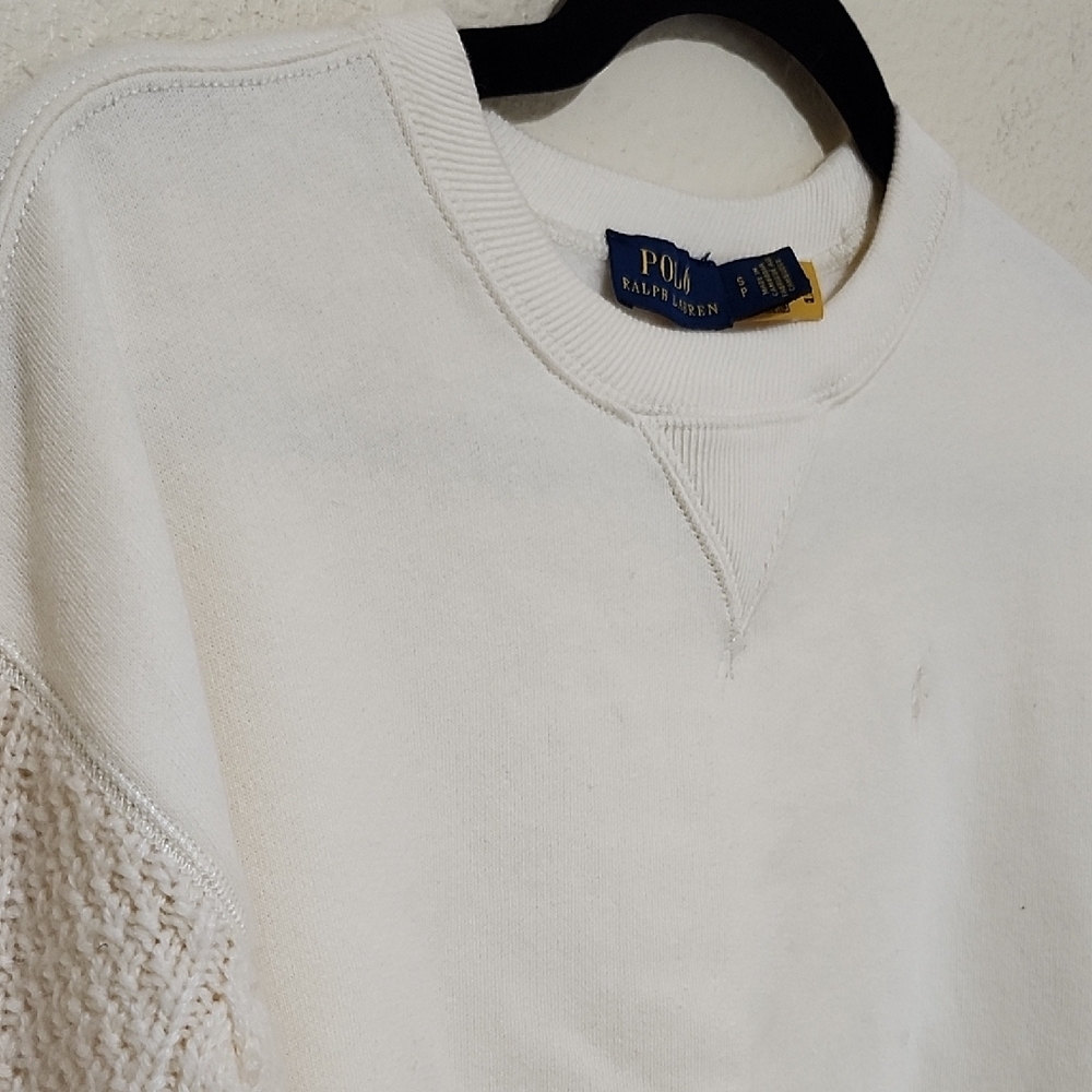 Polo Ralph Lauren White Crew Neck Sweater - Picture 8 of 13